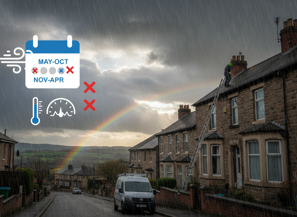 When to Schedule Spray Foam Removal Around Yorkshire Weather