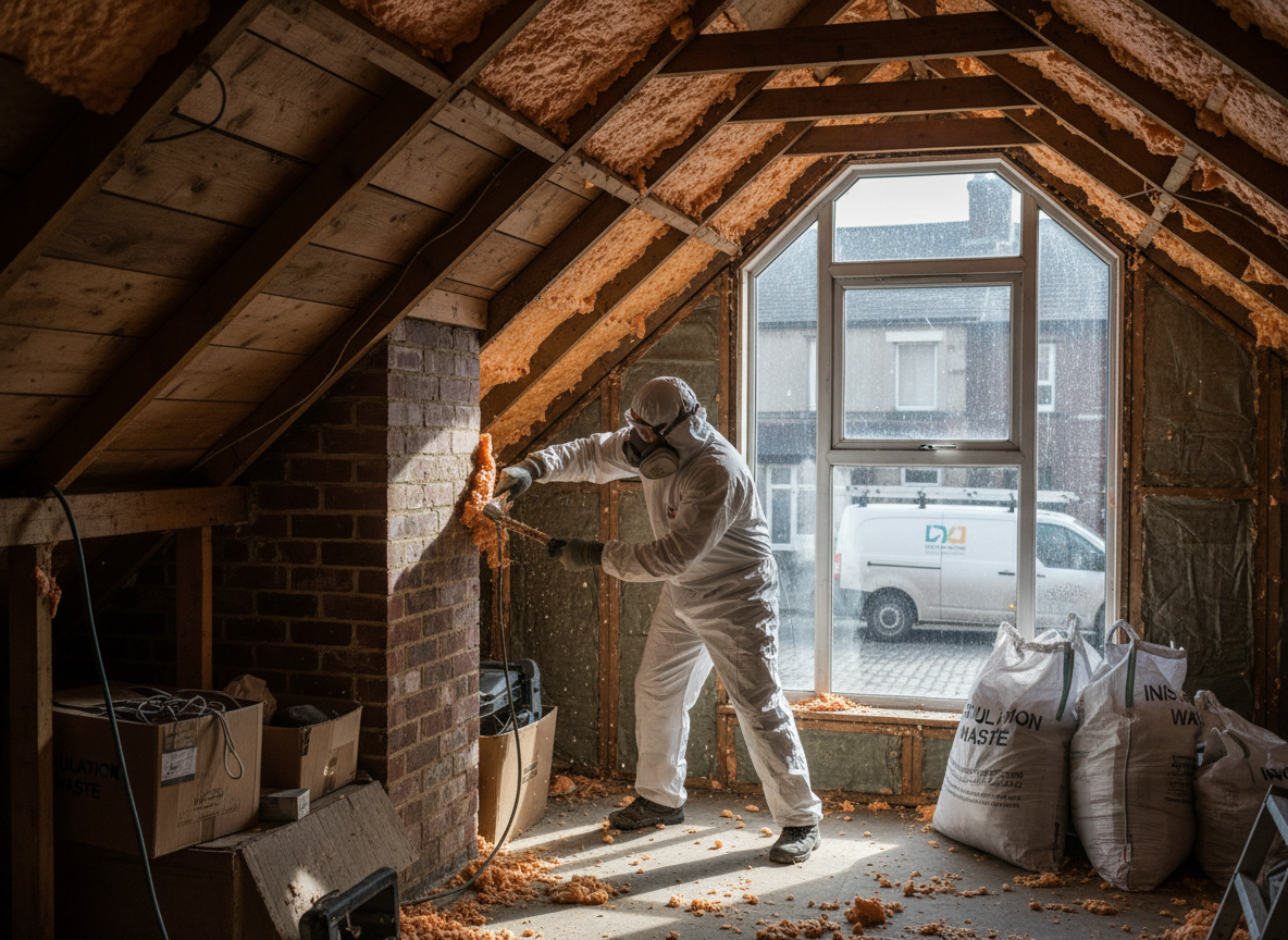 Spray Foam Removal work by Premier Value Spray Foam in Sheffield, South Yorkshire